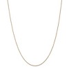 Black Bow Jewelry 0.8mm, 14k Yellow Gold, Baby Rope Chain Necklace - 3 of 4