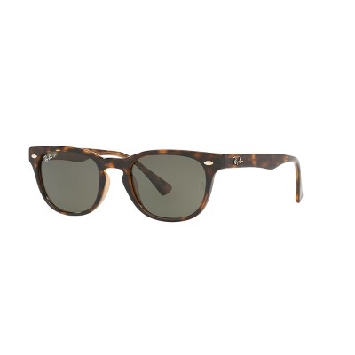 Ray-Ban RB4140 49mm Woman Square Sunglasses Polarized Green Lens