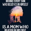 Men's Design By Humans Mother Behind Every Son Who Believes In Himself Is A Mom By corndesign Tank Top - 2 of 2