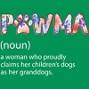 Junior's Design By Humans Grandmother Loves Grandogs Pawma By littlesenh1 T-Shirt - 2 of 2