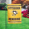 Embossed Suede, Pittsburgh Penguins Double Sided Indoor Outdoor Decor 18" x 12.5" - 3 of 4