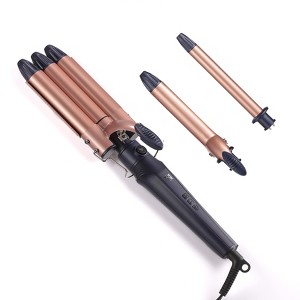 BADGLEY MISCHKA Interchangeable Triple Barrel Hair Styling Curling Iron with Temp Controls - 1 of 4