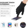 ZUPPAD Womens Winter Beanie Hat Scarf Gloves Set, Knit Touch Screen Gloves Long Scarf Skull Caps Fleece Lined Winter Gift Hat and Glove Sets - 2 of 4