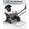 36"W Heavy-Duty Snowplow, with Adjustable Handle and Tilting Blade, Efficiently Removes Snow, Suitable for Driveways, Doorways, Sidewalks, Patios - 4 of 4