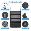 Maison Products Space Saving Travel Luggage Organizer and Packing Cube With Built In Hanging Shelves and Laundry Storage Compartment - Large - 3 of 4