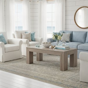 Modern Rectangular Coffee Table (40in x 20in / 1020mm x 510mm) - 1 of 4