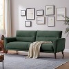 MINIMORE Modern 85''W Bess 3Seater Round Arms Sofa - 2 of 4