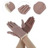 Unique Bargains Women's Bow Sunblock Mittens 1 Pair - 2 of 4