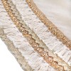 52" Off-White HGTV Home Collection Fringe Detail Tree Skirt - National Tree Company - 3 of 4