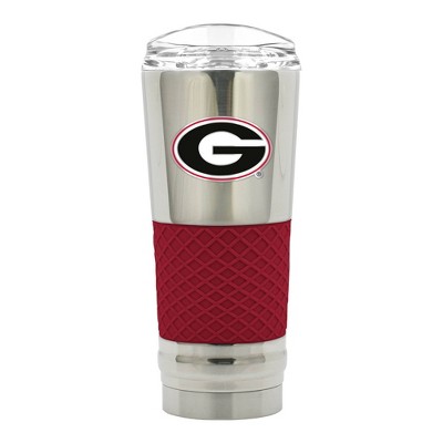 NCAA Georgia Bulldogs 24oz Chrome Draft Tumbler