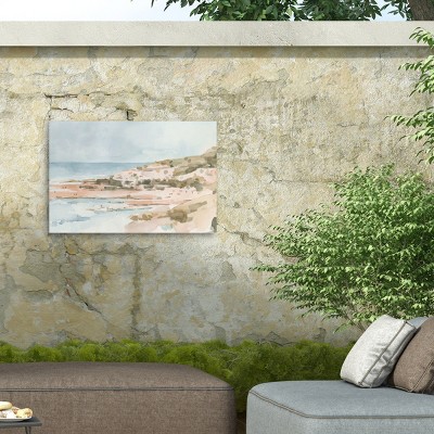 Emma Caroline Neutral Seaside II 30x47 Outdoor Canvas Print