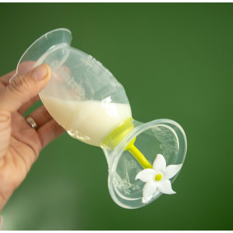 haakaa Breast Pump with Suction Base and Flower Stopper, 4 of 8