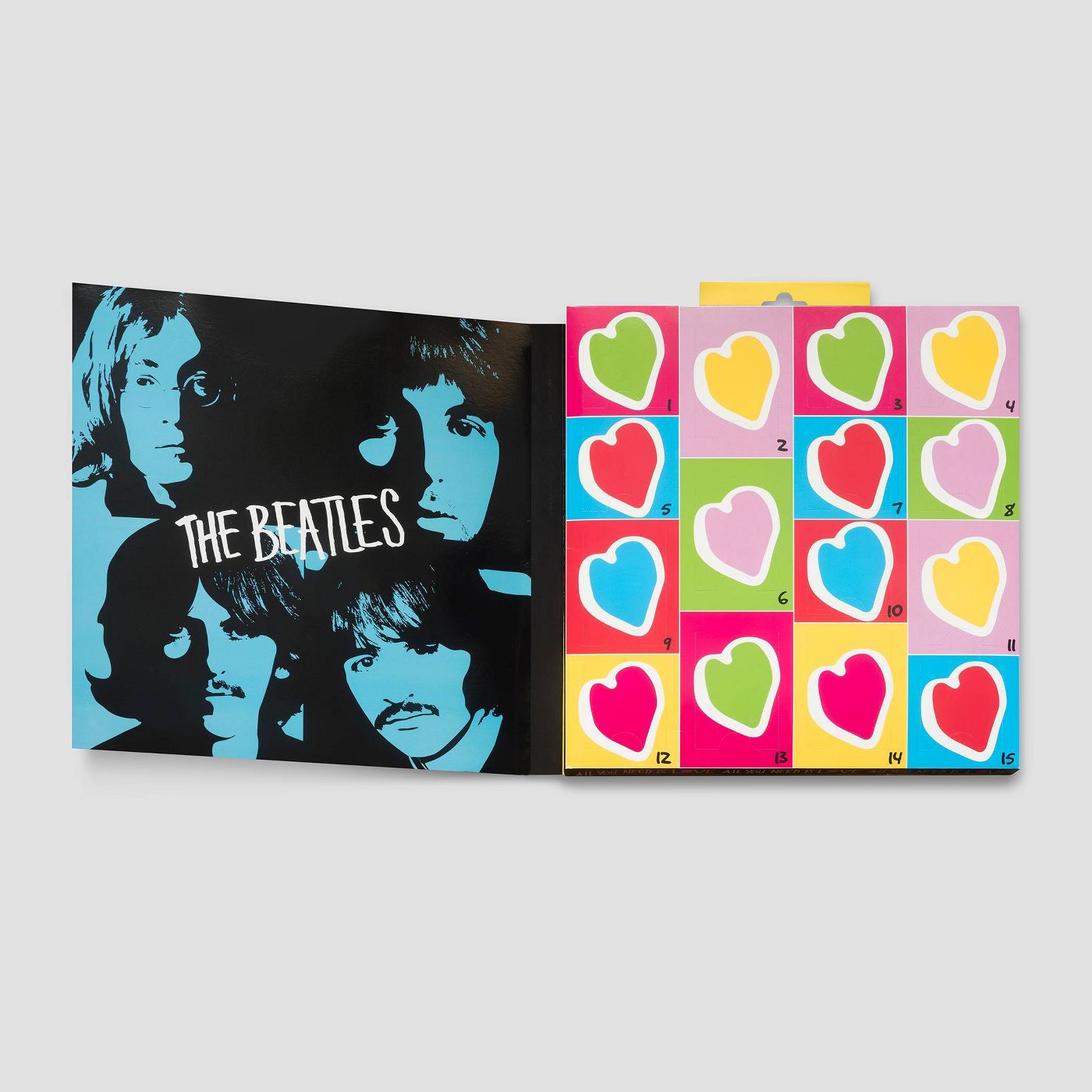 Men's The Beatles 15 Days of Socks Advent Calendar - Assorted Colors One Size - image 4 of 5