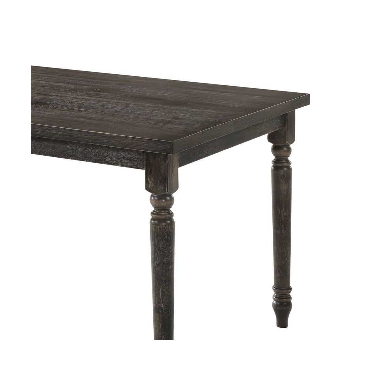 60" Claudia Li Dining Table Weathered Gray - Acme Furniture - thumbnail 5