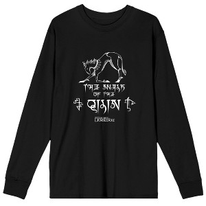 Fantastic Beasts Secrets of Dumbledore Thunderbird Men's Black Long Sleeve Shirt - 1 of 2