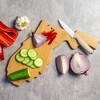 Totally Bamboo Florida Fish Kiss Cutting Board: Lightweight Bamboo, Multicolored, 13.5" x 12.25", Hand Wash, 1.1 lbs - 4 of 4