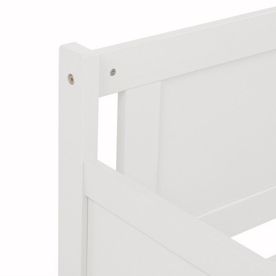DOMETOUR Twin Size Pine Wood Daybed with two Storage Drawers ,White(OLD SKU:W50426285)