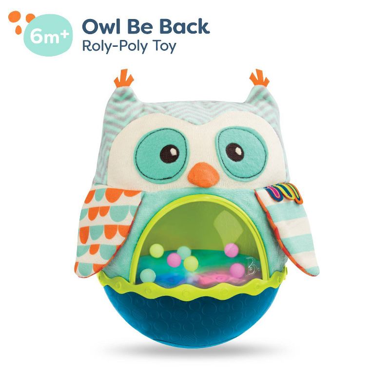 B. baby Roly-Poly Baby Toy - Owl Be Back, 4 of 11