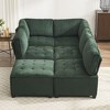 CAVINAS 6-Seater U-Shaped Modular Sectional Sofa,Cloud Couch Sectional with 1 Ottoman,Conversible Chaise Sofa for Living Room - 4 of 4
