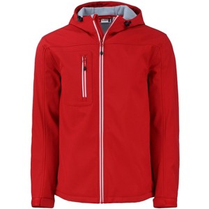 Clique Telemark Eco Stretch Softshell Full Zip Mens Hooded Jacket - 1 of 1