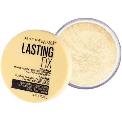 Maybelline Lasting Fix Translucent Loose Setting Powder - Banana - 0.21oz_5