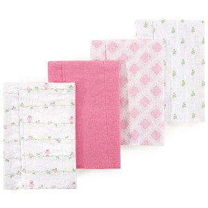 Little Treasure Luvable Friends Flannel Burp Cloths 4pk - 1 of 1