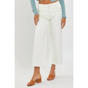 Women's High Rise Crop Jeans - RISEN - 1 of 4