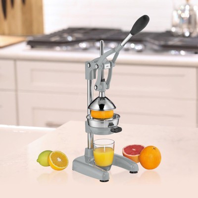 Commercial Grade Silver Matte Citrus Press Juicer