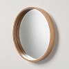 Round Wood Framed Wall Mirror - Hearth & Hand™ with Magnolia - 3 of 4