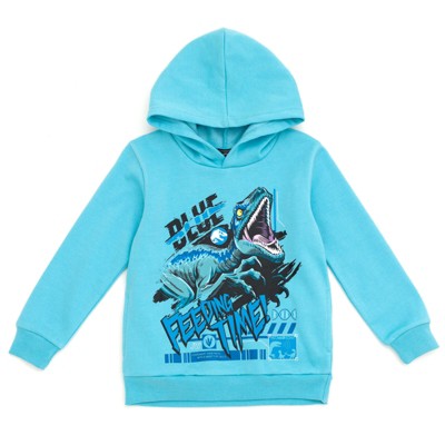 Jurassic World Park Blue Big Boys Fleece Pullover Hoodie 10-12 : Target