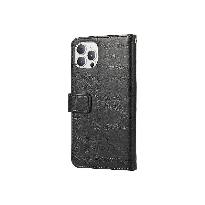 SaharaCase Folio Wallet Case for Apple iPhone 14 Pro Max Black (CP00370), 2 of 6