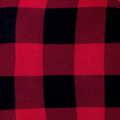 buffalo plaid - red/black