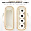 LunaLulinlk 30L Toilet Paper Storage Basket, Toilet Paper Storage Box Made of Bamboo, Foldable Bathroom Organiser for 12-16 Toilet Rolls - 2 of 4