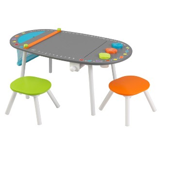 kidkraft lego table with stools