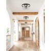 Elegant Lighting Kylie 10 inch flush mount in black - 2 of 4