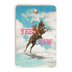 MsGonzalez YEE HAW I Cutting Board Rectangle - Deny Designs - 1 of 3
