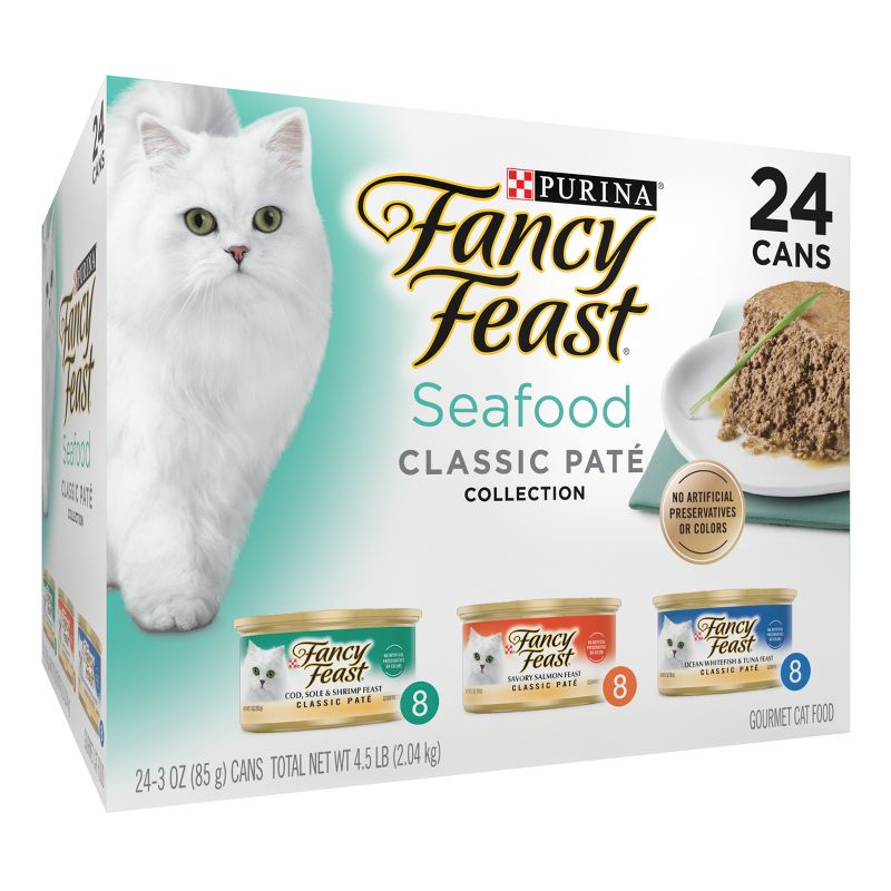 Fancy Feast Seafood Classic Wet Cat Food, 5 of 10