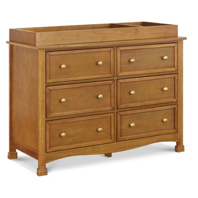Kalani Chestnut 6-Drawer Double Wide Nursery Dresser