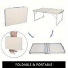 Vynxaria Portable Outdoor Folding Table ¨C Lightweight Aluminum with 3 Adjustable Heights - 4 of 4