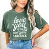 Simply Sage Market Women's To The End Zone and Back Garment Dyed Tee - 2 of 2