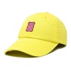 Dalix Pink Gummy Embroidered Cotton Dad Hat Baseball Cap Adjustable Womens - 4 of 4