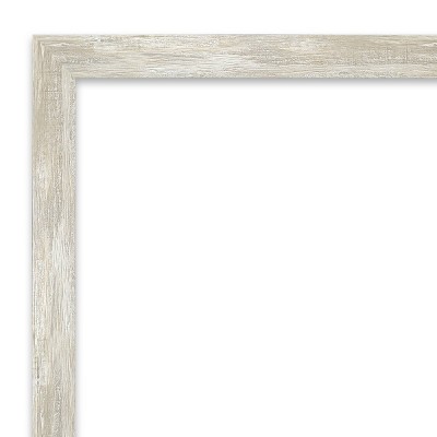 Crackled Metallic 44'' Silver Rectangular Vanity Wall Mirror