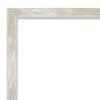  Crackled Narrow Framed Bathroom Vanity Wall Mirror Metallic - Amanti Art - image 3 of 4