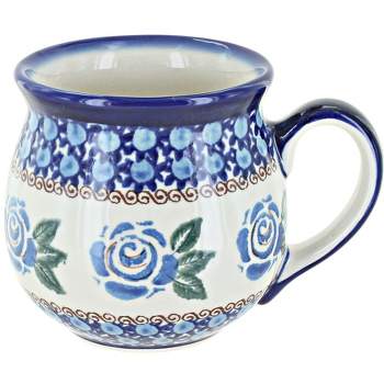 Blue Rose Polish Pottery 305 Kalich Bubble Mugs