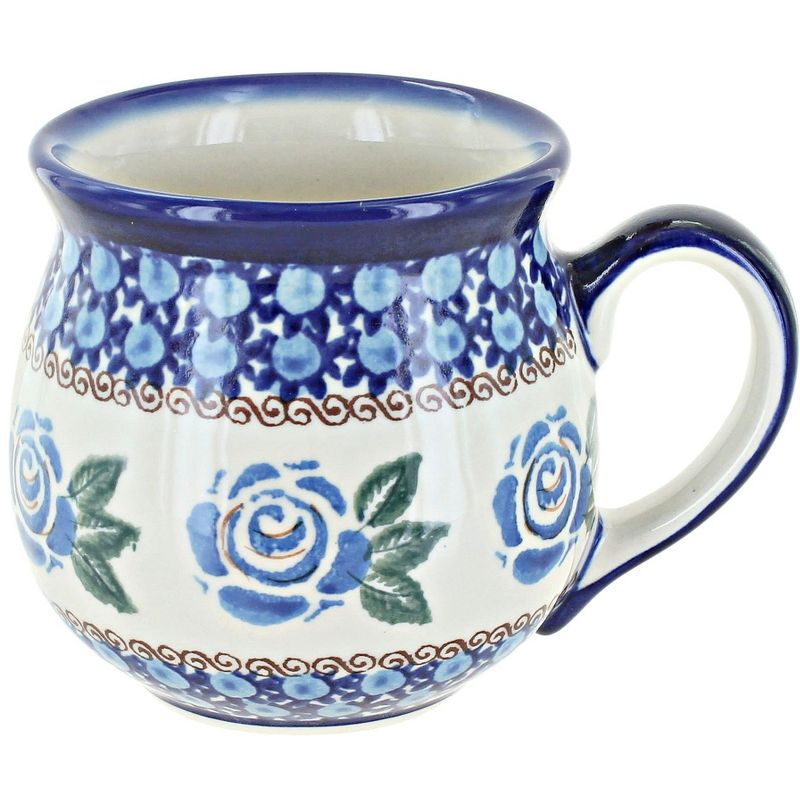 Blue Rose Polish Pottery 305 Kalich Bubble Mugs, 1 of 2