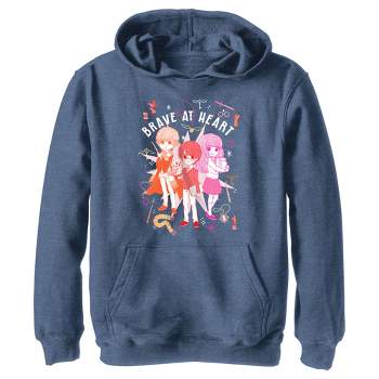 Boy's Harry Potter Brave at Heart Anime Friends Pull Over Hoodie