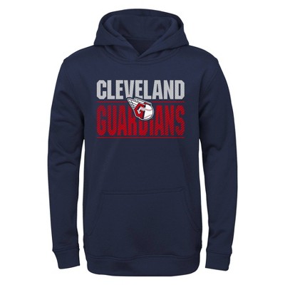 MLB Cleveland Guardians Boys' White Pinstripe Pullover Jersey - XS