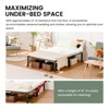 COMHOMA Metal Platform Bed Frame Heavy Duty with 14'' High Under Bed Storage Space - 3 of 4