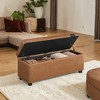 Storage Ottoman Bench, Bedroom Bench with Storage Entryway Bench, Ottoman with Storage Safety Hinges, Loads 660 lb - 2 of 4