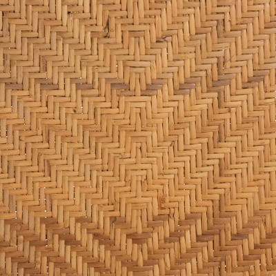 Lisbon Natural Brown Rattan Ladderback Dining Chair